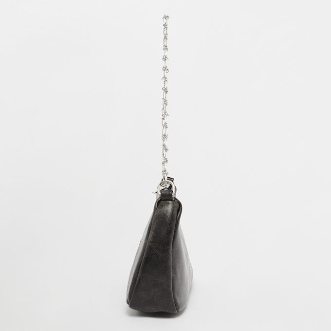 Karl Kani OG Crackle PU Knot Chain Shoulder Bag noir 45310 2