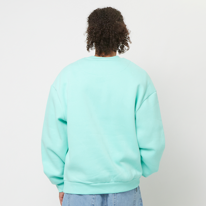 Urban Classics Fluffy Crewneck berylblue turkoois 40704 2