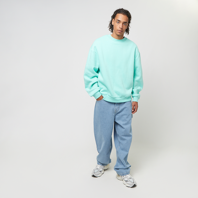 Urban Classics Fluffy Crewneck berylblue turkoois 40704 3