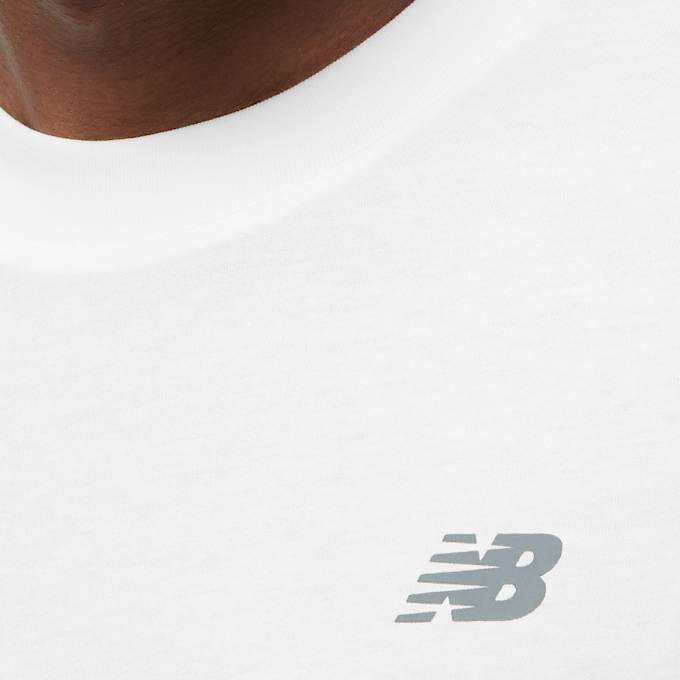 New Balance Relaxed Logo T-Shirt wit 41658 3