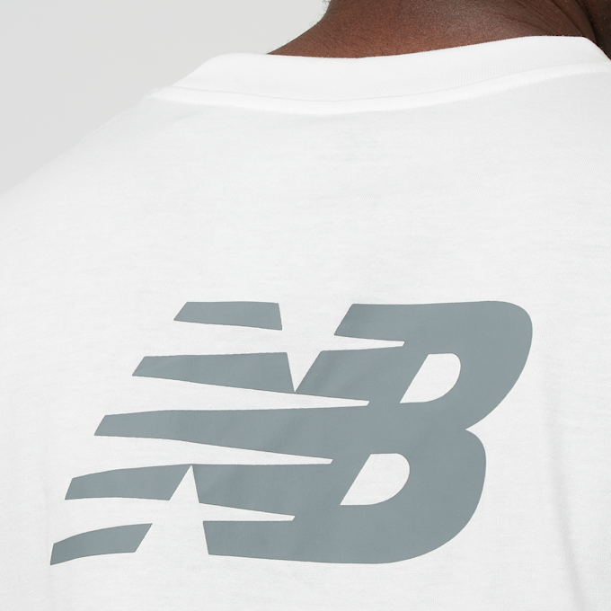 New Balance Relaxed Logo T-Shirt wit 41658 4