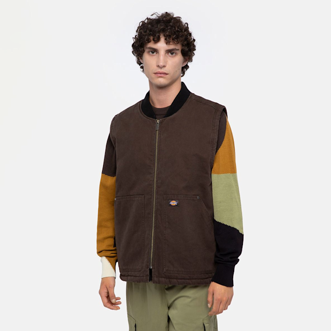 Dickies Duck Canvas Vest bruin 45562 1