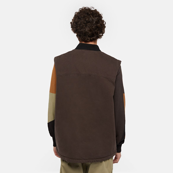 Dickies Duck Canvas Vest bruin 45562 2