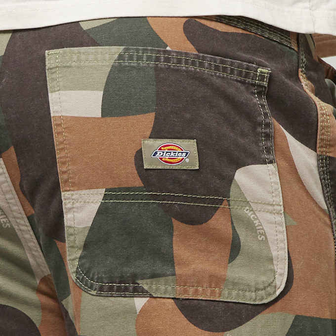 Dickies DUCK CANVAS CAMO CARGO imperial green camouflage 44153 6