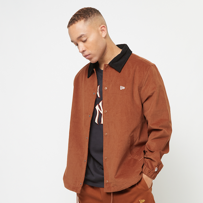 New Era Cord Coaches' Jacke braun 45403 1