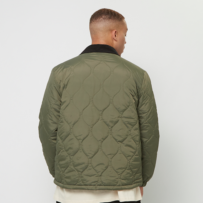 New Era Quilted Coach Jacket verde 45402 2