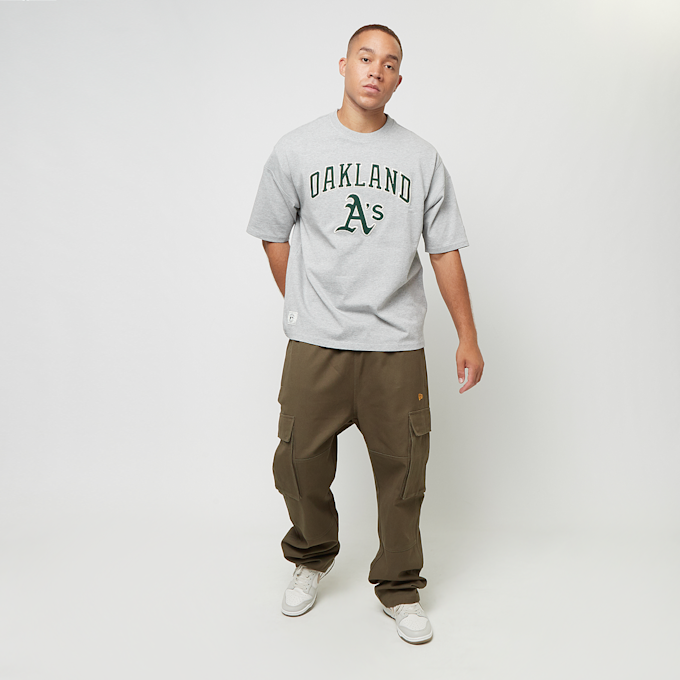 New Era MLB Oakland Athletics Rib Infill Oversized Tee grijs 45032 4
