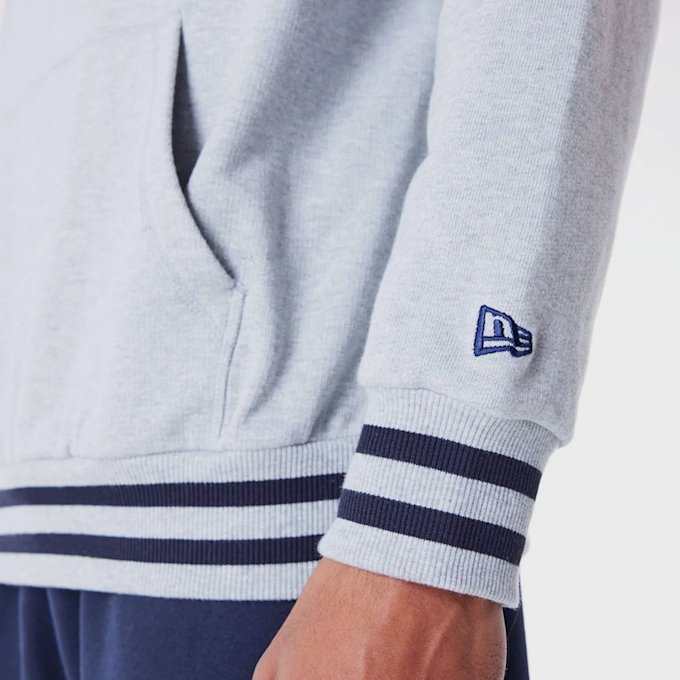 New Era MLB RIB INFILL OS HOODIE los angeles dodgers hgrnvy grijs 44402 4