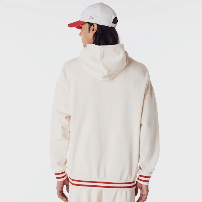 New Era MLB RIB INFILL OS HOODIE new york yankees ltcinr beige 44403 2