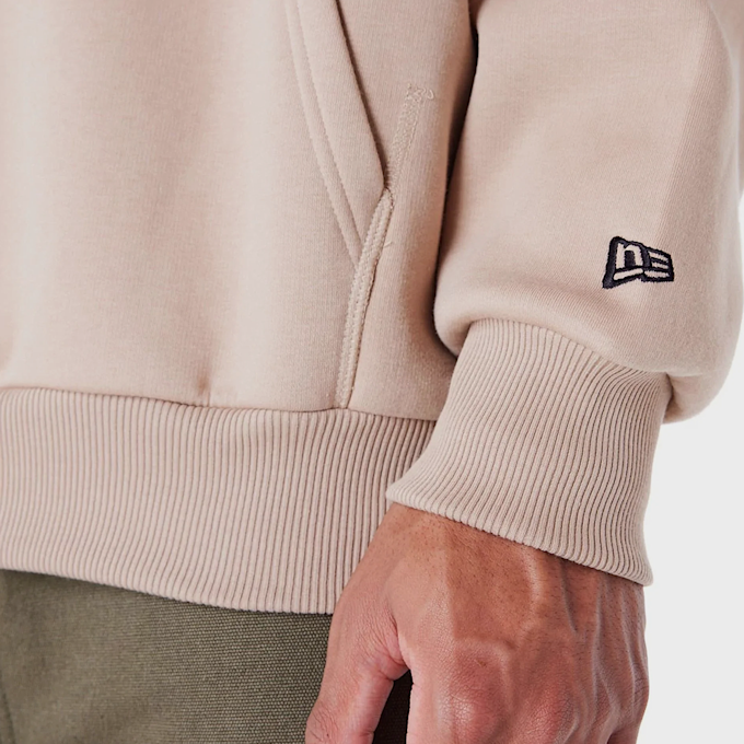 New Era Lifestyle Quarter Zip Sweater beige 44497 5