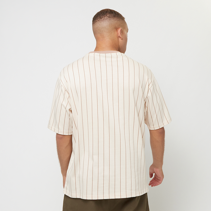 New Era Pinstripe Oversized Tee bež 45034 2