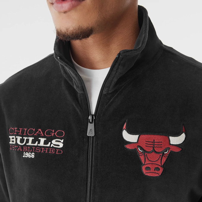 New Era Chicago Bulls NBA Lifestyle Velours Trackjacket noir 47020 3