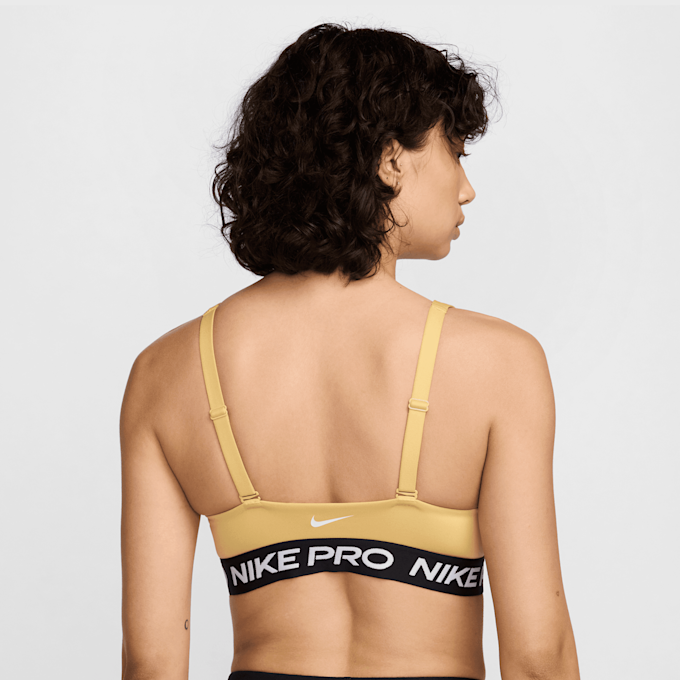 Nike Pro Indy Plunge Bra Sportswear jaune 40475 2