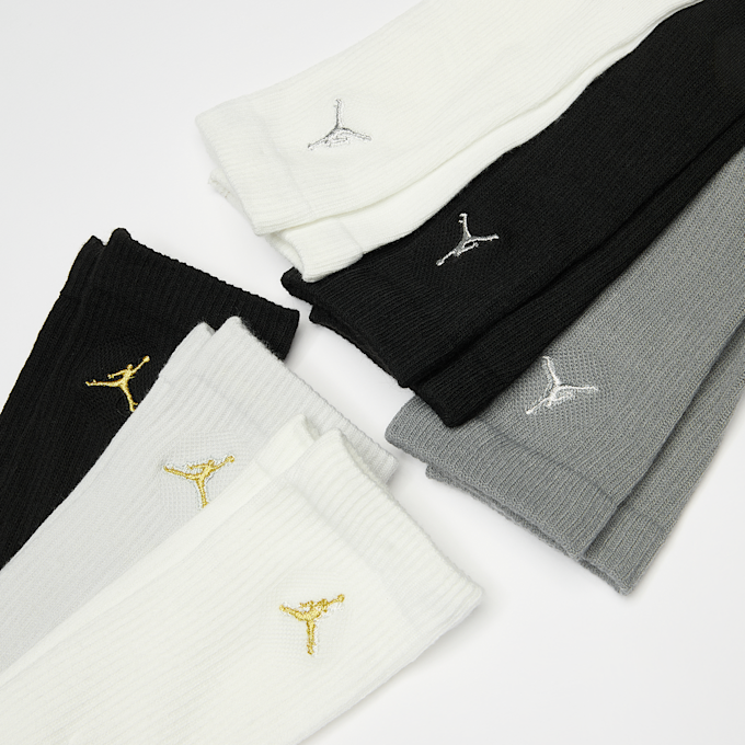 Jordan 6 PACK - JHN EVERYDAY ESSENTIALS  CR black/sail preto 43836 2