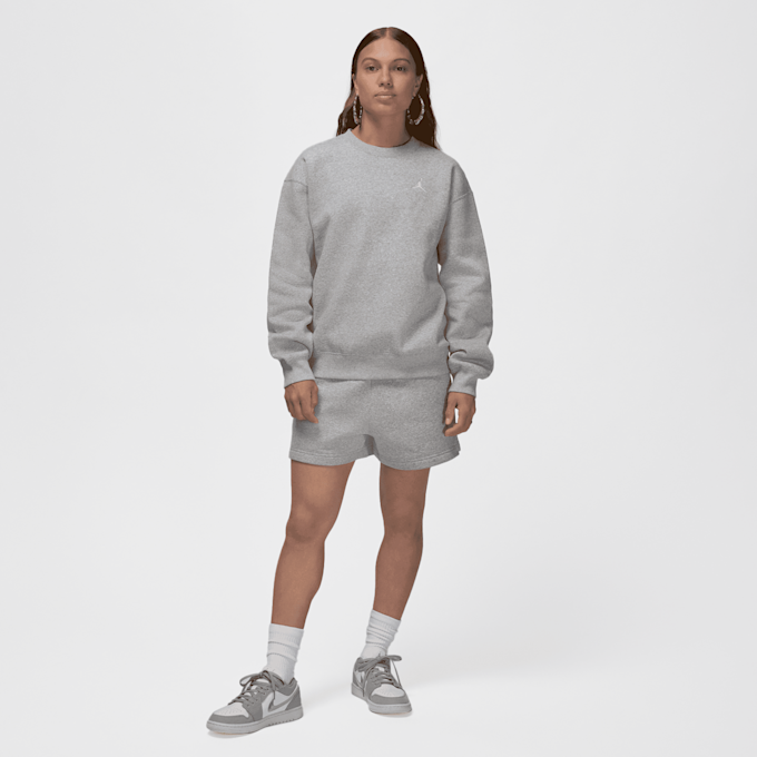 Jordan Brooklyn Fleece Crew cinzento 45670 4