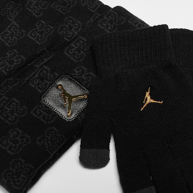 Nike JAN MONOGRAM BEANIE SET black negro 45825 3