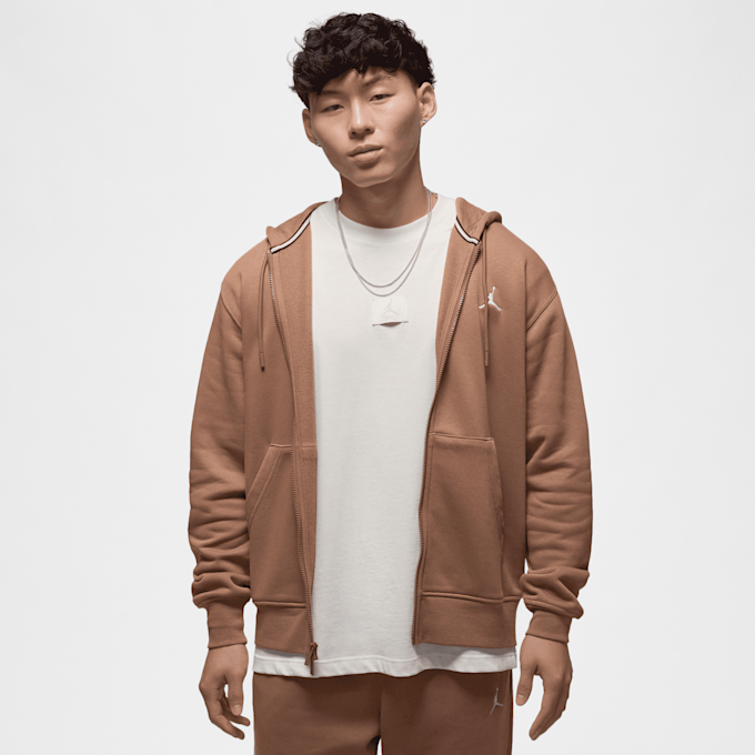 Jordan Brooklyn Fleece Fullzip bruin 40283 1