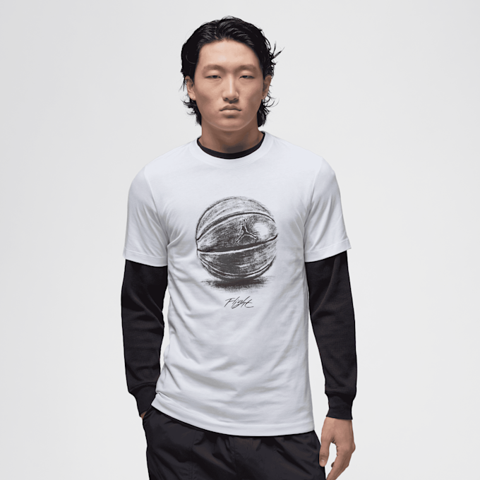 Jordan BBall Short Sleeve Tee blanco 40300 1
