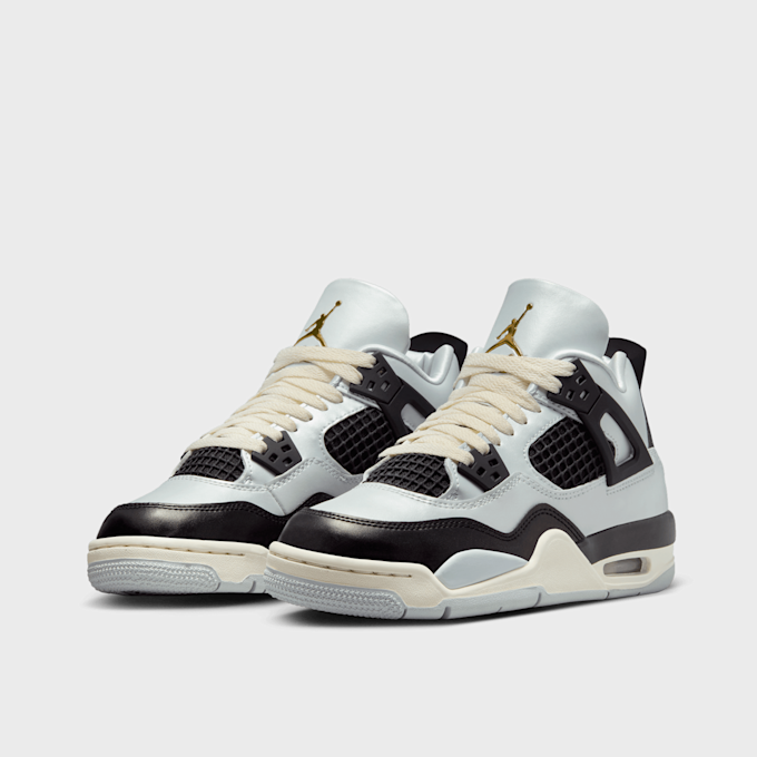 Jordan Air Jordan 4 Retro (GS) pure platinum/metallic gold/black/sa gris 43665 4
