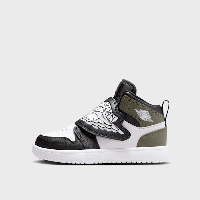 Jordan Sky Jordan 1 black/white/medium olive wielokolorowy 43785 1