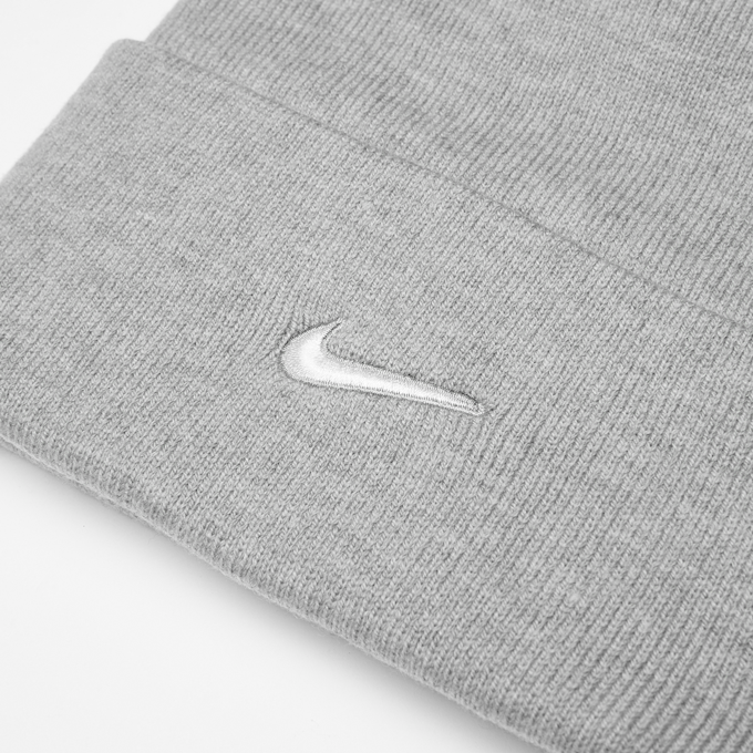 Nike   Peak Swoosh Beanie grijs 41595 3