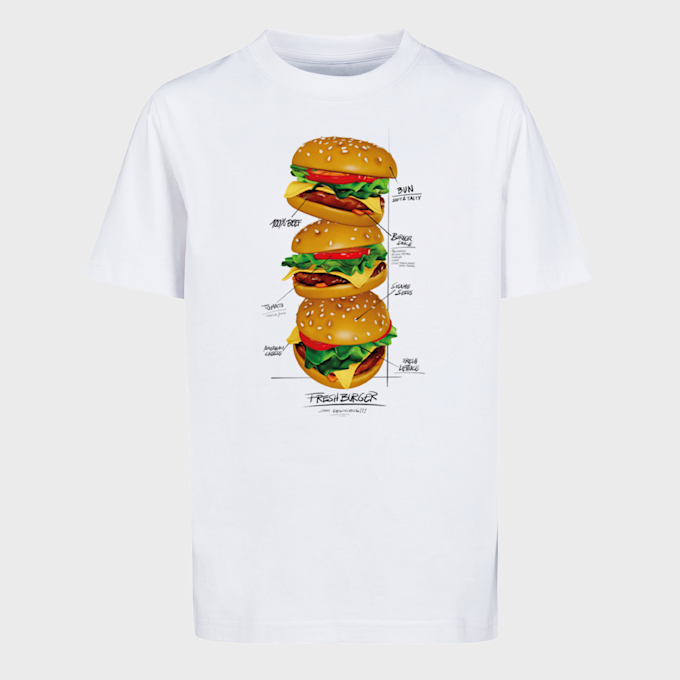 Mister Tee - Kids Triple Burger Tee blanc 41701 1