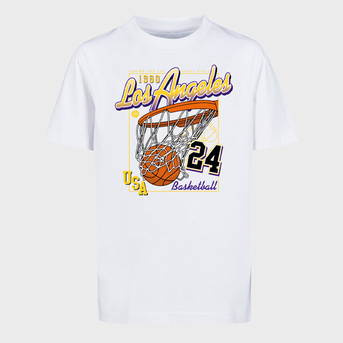 Mister Tee - Kids LA Scored Tee blanc 41702 1
