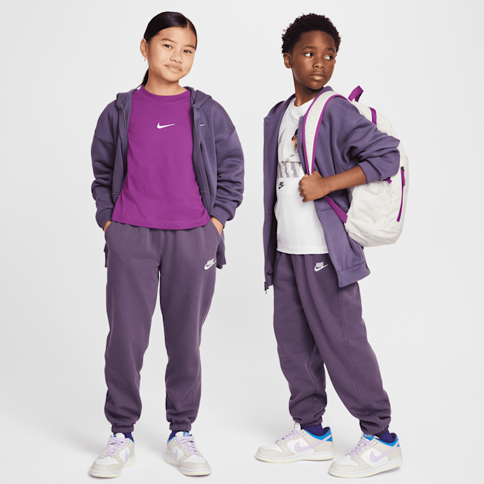 Nike Club Fleece Loose Pants ljubičasta 45694 6