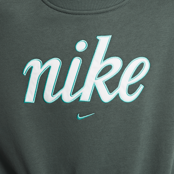Nike Sportswear Club Fleece Boxy Crew Graphics Star vert 45431 4