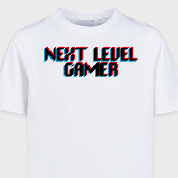Mister Tee - Kids Next Level Gamer Tee weiß 41705 3