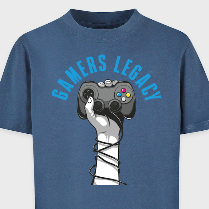 Mister Tee - Kids Gamers Legacy Tee bleu 41773 3