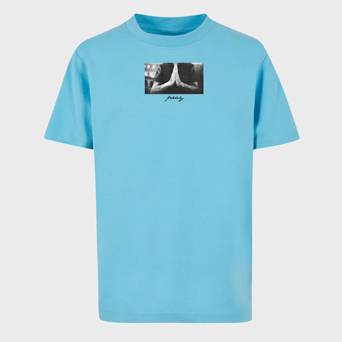 Mister Tee - Kids Pray Tee bleu 41709 1