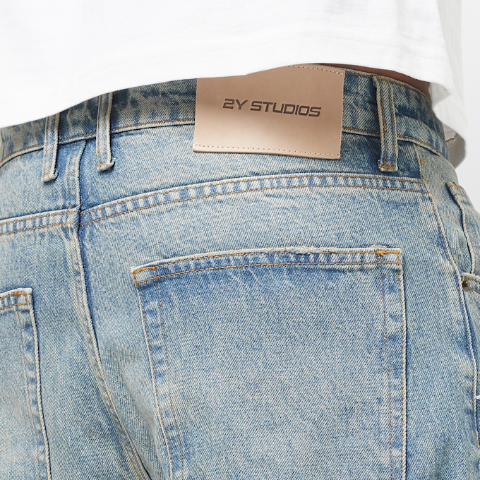 2Y STUDIOS Adrik Basic Baggy Jeans blau 40268 4