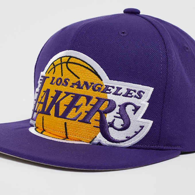 Mitchell & Ness XL Logo Snapback Los Angeles Lakers roze 45793 4