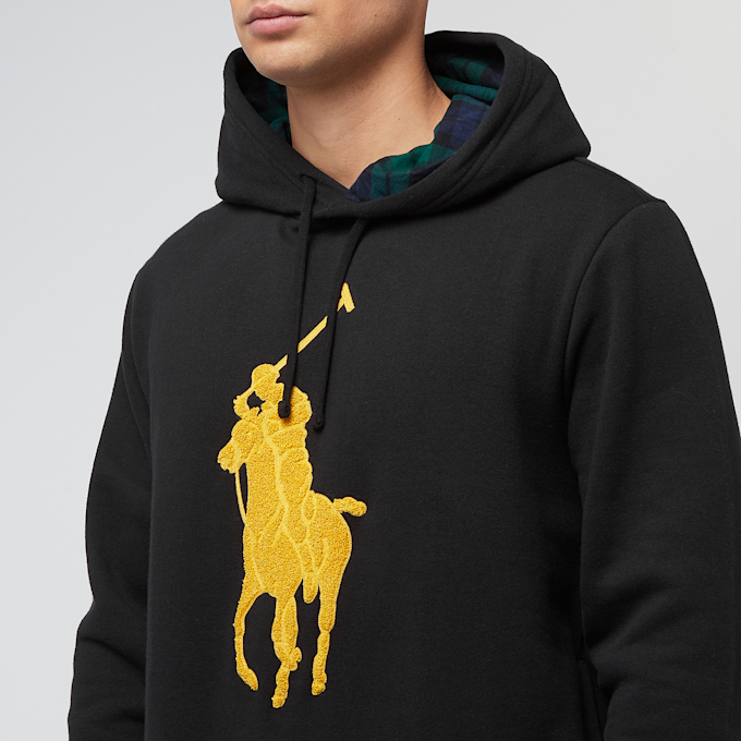 Polo Ralph Lauren Long Sleeve Hooded Sweatshirt preto 44557 3