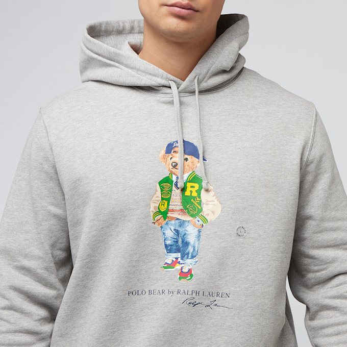 Polo Ralph Lauren Long Sleeve Hooded Sweatshirt gris 44559 3
