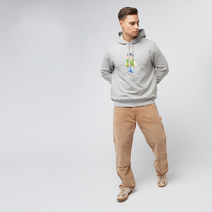 Polo Ralph Lauren Long Sleeve Hooded Sweatshirt gris 44559 4