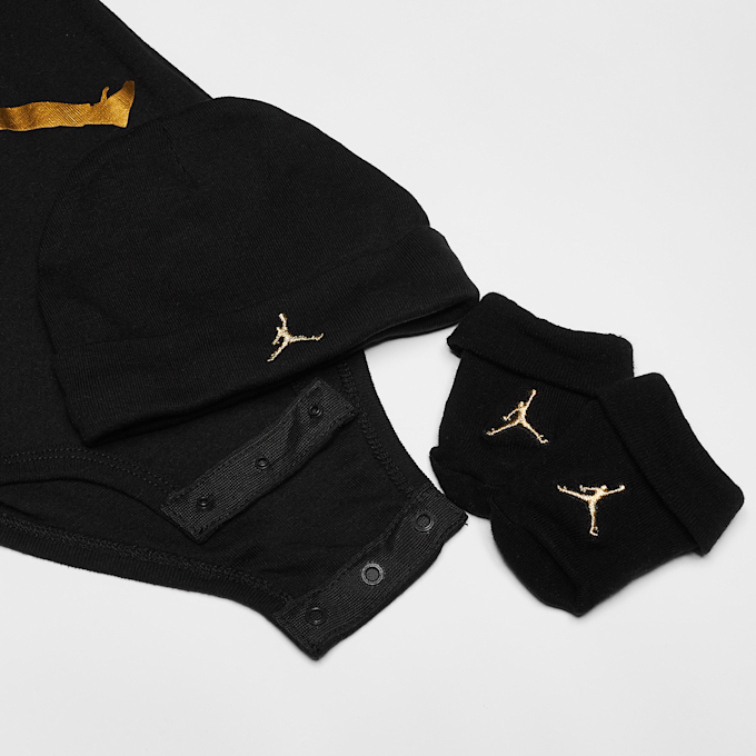 Jordan Jumpman Hat Bodysuit Bootie Set (3 Piece) schwarz 45728 3