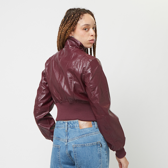 Decibel PU Jacket burgundy crvena 47028 2