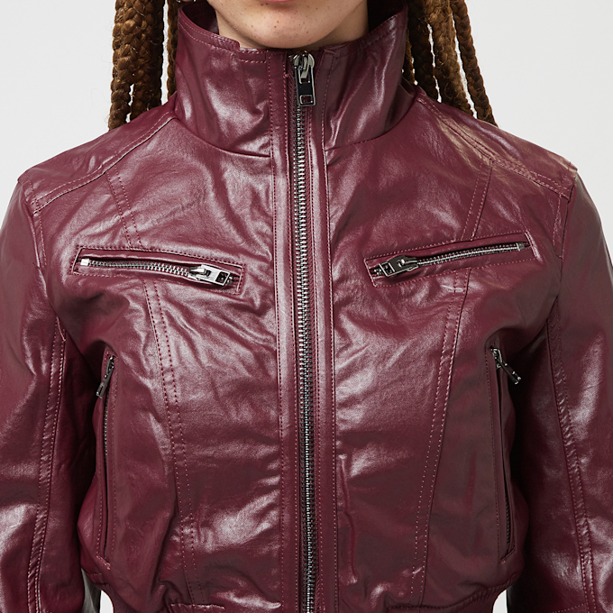 Decibel PU Jacket burgundy crvena 47028 3