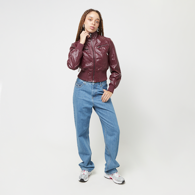 Decibel PU Jacket burgundy crvena 47028 4