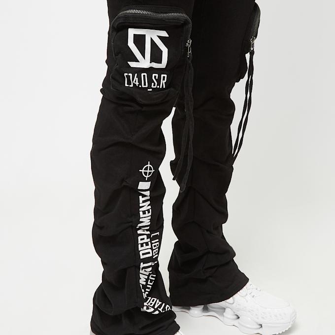 Smoke Rise Utility High Rise Straight Pants noir 40124 4