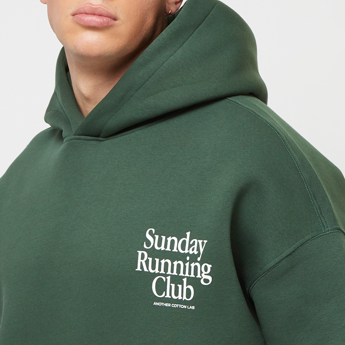 Another Cotton Lab Sunday Running Club Oversized Hoodie groen 40215 3