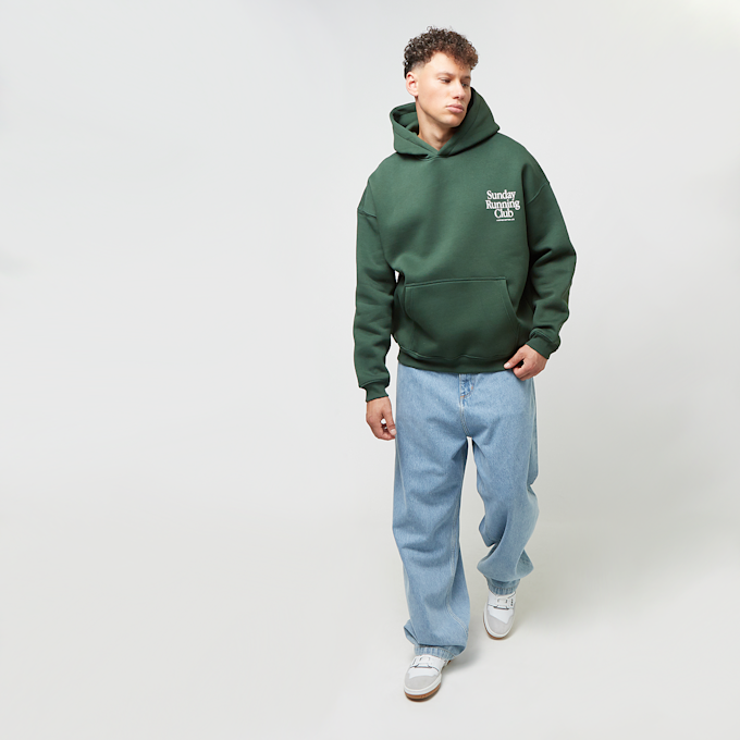 Another Cotton Lab Sunday Running Club Oversized Hoodie groen 40215 5