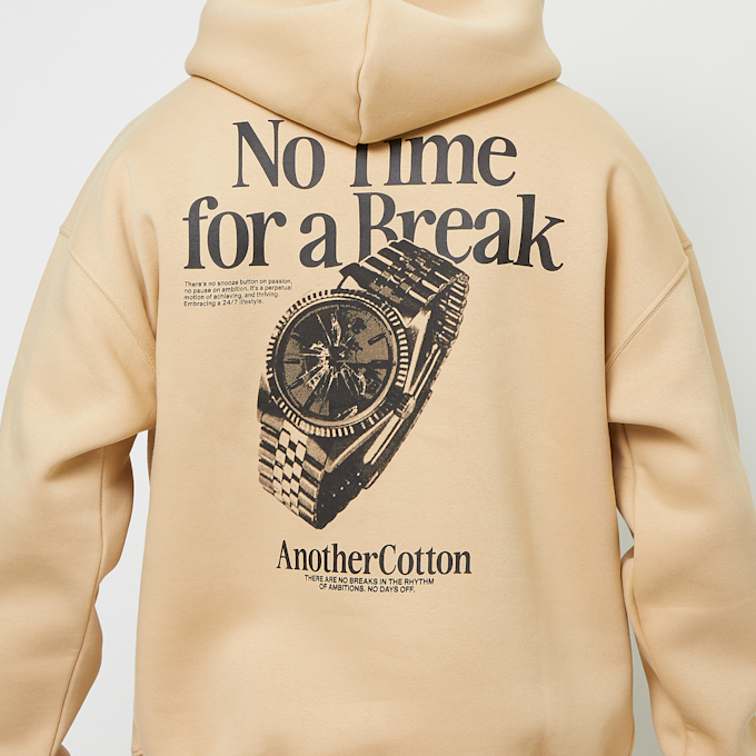 Another Cotton Lab No Time For A Break Oversize Hoodie beige 40217 4