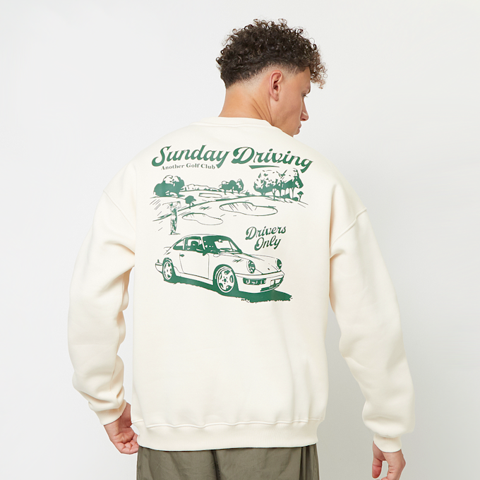 Another Cotton Lab Sunday Driving Oversize Sweatshirt beige 40220 1
