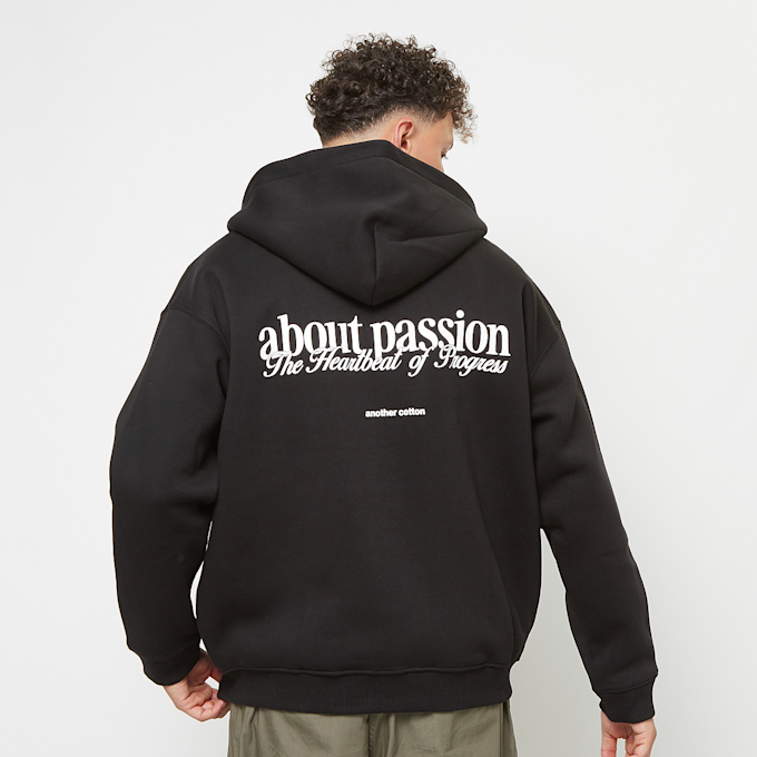 Another Cotton Lab About Passion Oversize Zip Hoodie negro 40225 1