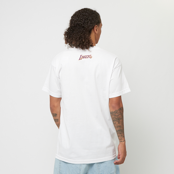 Mitchell & Ness NBA Destination Leisure Shortsleeve Graphic Tee LA Lakers weiß 40237 2