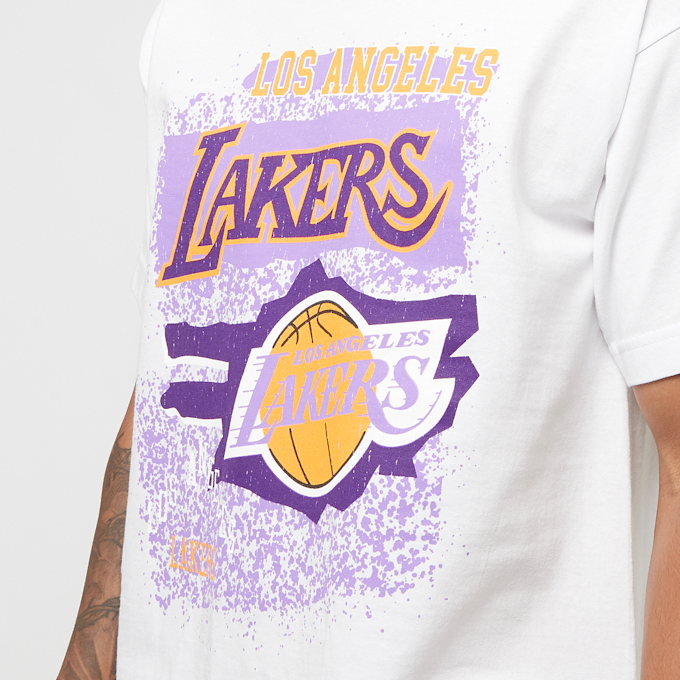 Mitchell & Ness NBA Destination Leisure Shortsleeve Graphic Tee LA Lakers wit 40237 3