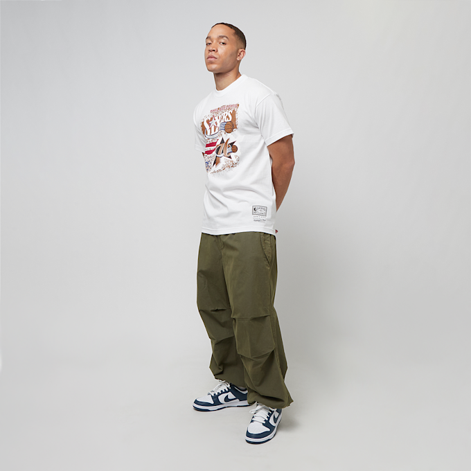 Mitchell & Ness NBA DESTINATION LEISURE SS GRAPHIC TEE PHILADELPHIA 76 white blanco 40238 5
